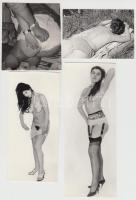 cca 960-1970 Hölgyek fehérneműben, 5 db erotikus fénykép,  6x9 és 18x10 cm közötti képméretek /
erot...