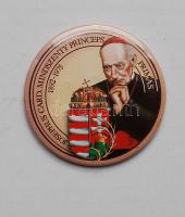 1975. "Mindszenty bíboros" fém multicolor nagyalakú kitűző T:2