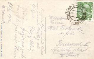 Pluzna, the restaurant of J. Grolmus; Art Nouveau floral