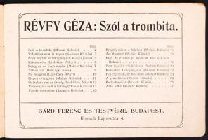 Szól a trombita - 20 nóta a háborús időkből, szerezte Révfy Géza Bp., én. Bárd Ferenc