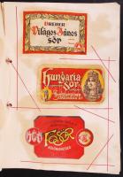 Nagy, szépen rendezett, körülbelül 800 darabos sörcímke gyűjtemény Magyarország és Kelet Európa söreivel, sok háború előtti címklével / Large beer label collection with many pre-war