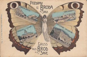 Bród, Brod na Savi; butterfly