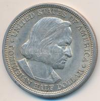Amerikai Egyesült Államok 1893. 1/2$ Ag "Kolumbusz / Santa Maria" T:2 USA 1893. 1/2 Dollar Ag "Columbus / Santa Maria" C:XF