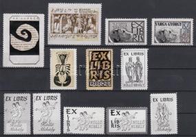 12 db Ex libris levélzáró.