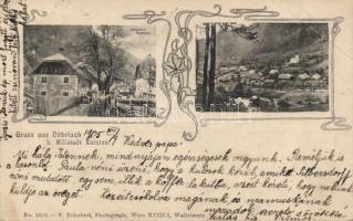 Döbriach, Radenthein, Brenner's Miethaus, Art Nouveau (fa)