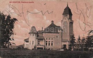 Maroshévíz Urmánczy kastély / castle (EB)