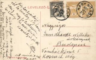 Nagykőrös, Vladár-féle gőzmalom, közgazdasági bank, gabonapiac; Bazsó Lajos kiadása