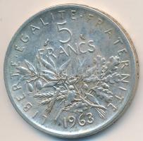 Franciaország 1963. 5Fr Ag T:2,2- France 1963. 5 Francs Ag C:XF,VF Krause KM#926