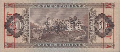 1951. 50Ft "MINTA" felülnyomással és perforációval T:I