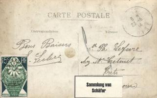 Compiégne, Cycles 'Le Cerf' E. Guinard constructeur / bicycle advertisement, photo