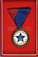 ~1970. "Veszprém Megyéért" arany fokozatának tűzzománcozott kitüntetése, mellszalagon dísztokban T:1