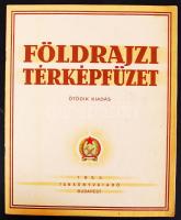1954 Földrajzi térképfüzet, ötödik kiadás, 24p. Bp., 1954, Tankönyvkiadó.