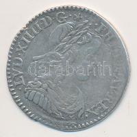 Franciaország 1660D 1/12E (10s) Ag "XIV. Lajos" T:3 France 1660D 1/12 Ecu (10 Sol) "Louis XIV" C:F Krause KM#166.4