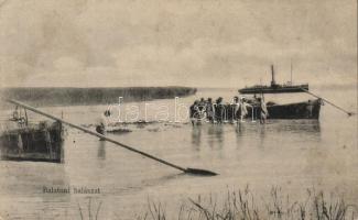 Balaton, halászat (fa)