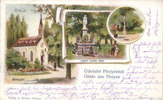 Pöstyén chapel, Maria Lourd (fa)