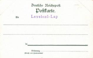 1897 Berlin, Ausstellung Transvaal, Gold-Bergwerk, Seilbahn / Expo litho