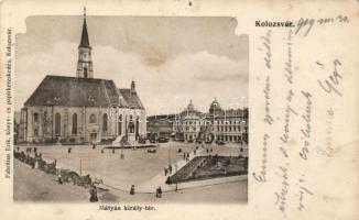 Kolozsvár Mátyás király tér / Matthias Corvinus square (fl)