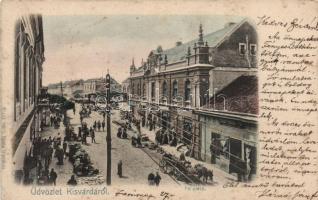 Kisvárda piac, Fülöp Farkas és fia és Major István üzlete (fl)