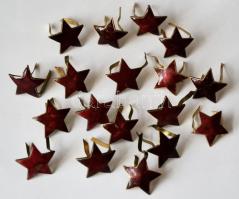 ~1960. "Munkásőr sapkajelvény" (18x) T:2,2-