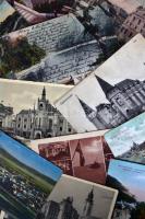 62 db régi képeslap Magyarország és a Történelmi Magyarország területeiről / 62 postcards from Hungary and the Kingdom of Hungary