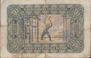 Svájc 1924. 50Fr T:III
Switzerland 1924. 50 Francs C:F