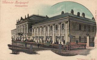 Ipolyság, vármegyeháza / town hall, litho (Rb)
