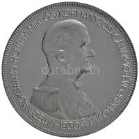 1930. 5P Ag "Horthy jobbra" utánveret U.P.jelöléssel T:P Csak 2000db!
Hungary 1930. 5 Peng...