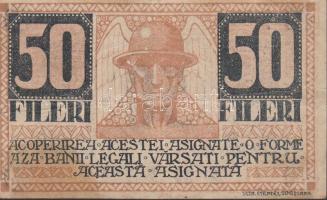 Temesvár 1919. december 1. 50f román nyelvű városi szükségpénz T:III Adamo TEM-2.3