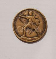 1943. "Orsz. Magyar Lövészszövetség" Br plakett szign.:Berán Lajos T:2