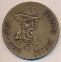 Kiss Nagy András (1930-1997) DN "Fodor József" Br emlékérem (60mm) T:1 ÁPV plasztiktokban ismertető tanúsítvánnyal