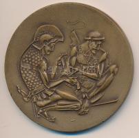 Kiss Nagy András (1930-1997) DN "Fodor József" Br emlékérem (60mm) T:1 ÁPV plasztiktokban ...