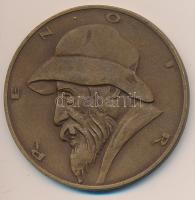 Kiss Nagy András (1930-1997) DN "Renoir" Br emlékérem (60mm) T:1 ÁPV plasztiktokban ismertető tanúsítvánnyal