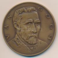 Kiss Nagy András (1930-1997) DN "Van Gogh" Br emlékérem (60mm) T:1 ÁPV plasztiktokban ismertető tanúsítvánnyal