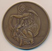 Kiss Nagy András (1930-1997) DN "Michelangelo" Br emlékérem (60mm) T:1 ÁPV plasztiktokban ...