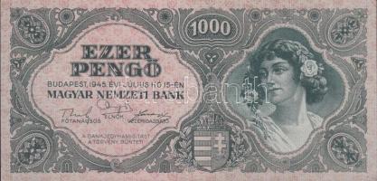 1945. 1000P (2x) egymás utáni sorszámmal T:II
