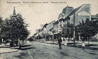 Balassagyarmat, Rákóczi fejedelem út, Nemzeti szálloda (Rb)