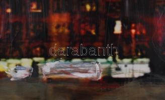 Gyémánt László (1935-): Philadelphia. Festett fotó "gyémántográfia", jelzett, hátul dediká...