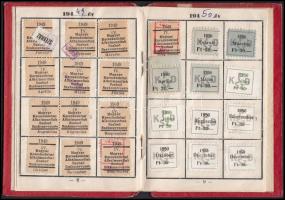 1948 Magyar kereskedelmi Alkalmazottak Szabad Szakszervezete tagsági könyv.