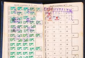 1936-1949 Vas- és Fémipari dolgozók Szakszervezete tagsági könyv, 2 db