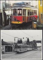 15 db modern, külföldi villamos motívumlap / 15 modern, worldwide tram motive cards