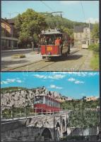 15 db modern, külföldi villamos motívumlap / 15 modern, worldwide tram motive cards