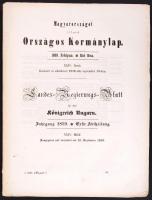 1859 Magyarországot illető Országos Kormánylap (Landes-Regierungs-Blatt für das Königreich Ungarn).