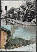 20 db modern, német mozdony motívumlap / 20 modern, German locomotive motive cards