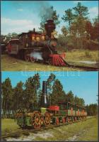 12 db modern, külföldi mozdony motívumlap / 12 modern, worldwide motive cards