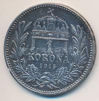 1915. 1K Ag "Ferenc József" T:2 Adamo K5.1
