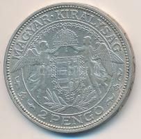 1936. 2P Ag "Madonna" T:2-/3 Adamo P7