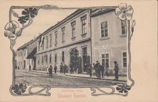 Eger, Széchenyi utca, iskola, Art Nouveau