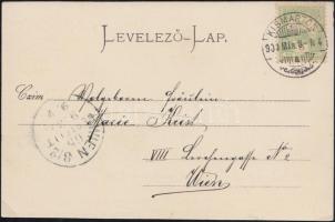 Eger, Erlau; Széchenyi utca, szálloda, gyógyszertár, Ferenciek temploma (EK)