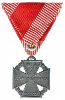 1936. "Károly-Csapatkereszt" cink kitüntetés mellszalaggal, a kitüntetéshez tartozik Igazo...