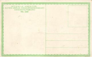 Das Mittlere gemeinsame Wappen 'Rotes Kreuz Kriegsfürsorgeamt'/ Austria-Hungary, coat of a...